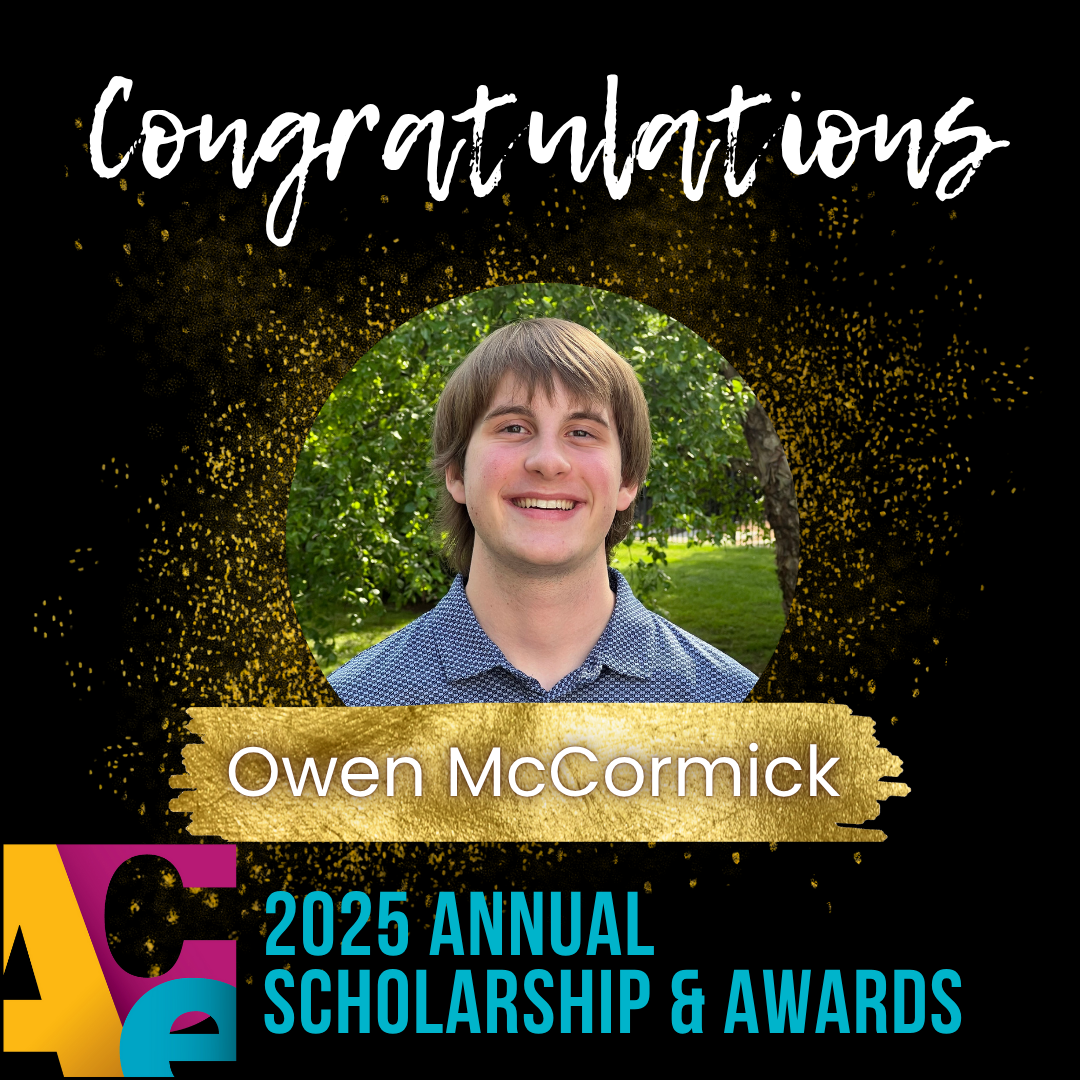Celebrating Owen McCormick – ACE Scholarship Winner